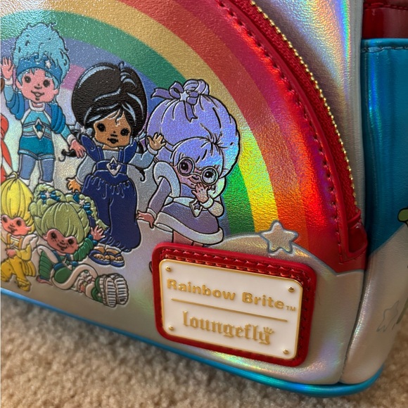Loungefly 🌈  Rainbow Brite and Friends Color Pop Mini Backpack - Picture 4 of 13